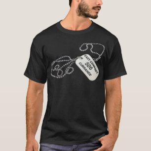 Camiseta 506º Dog tags do Regimento dos Estados Unidos