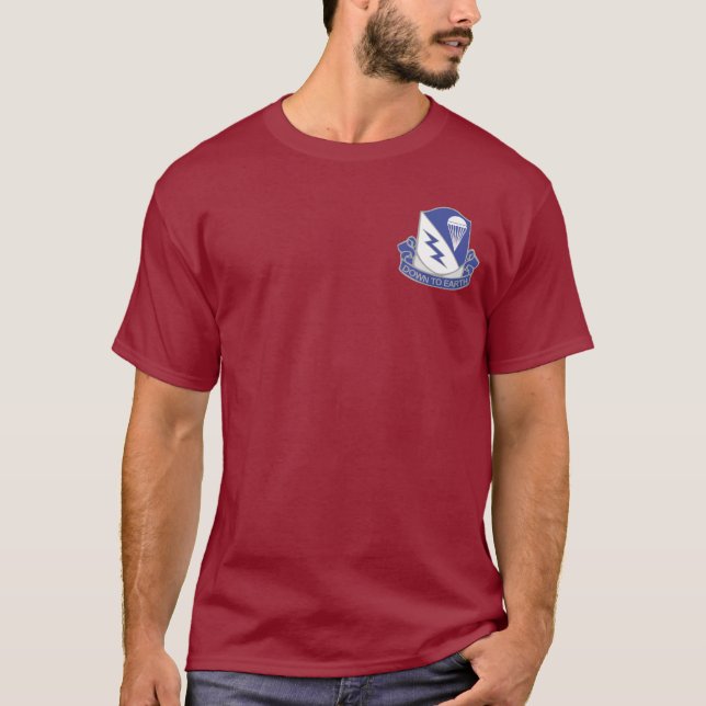 Camiseta 507th PIR + T-shirt transportados por via aérea (Frente)