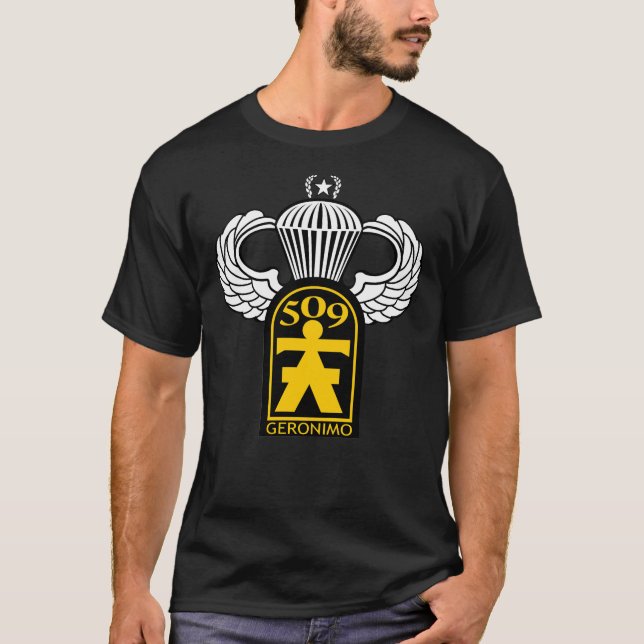Camiseta 509.º Voo aéreo com Asas Saltas Salpicantes (Frente)
