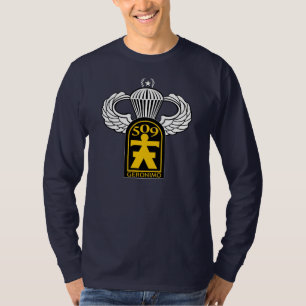 Camiseta 509th Asas transportadas por via aérea do veteran