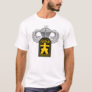 Camiseta 509th Veterano transportado por via aérea com asa