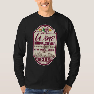 Camiseta 50.º Aniversário Eu rotulo Decanter de Vinho I Rem