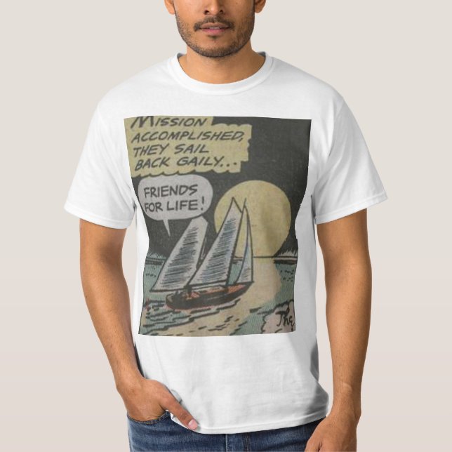 Camiseta 50 Adventure História em quadrinhos | Melhor prese (Frente)