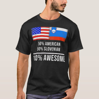 Camiseta 50 American 50 Esloveno 100 Presente Incrível para