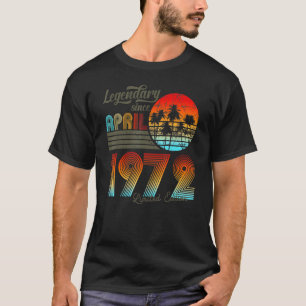 Camiseta 50. Aniversário 50 Legendário Desde Abril De 1972