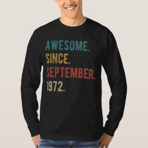 Camiseta 50 anos, 50 anos, aniversário de aniversário é inc