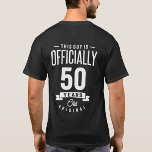 Camiseta 50 anos - 50 anos de idade - Presente Engraçado