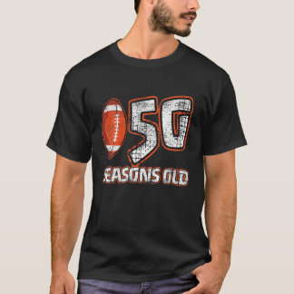 Camiseta 50 Anos 50 Épocas De Futebol Velho Futebol Engraça