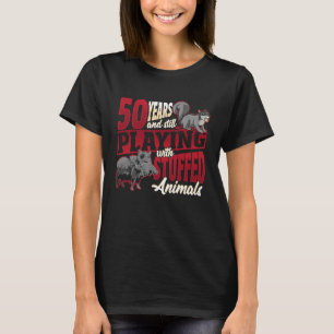 Camiseta 50 Anos Brincando com Animais Empalhados Taxidermi