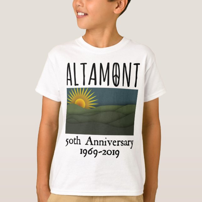 Camiseta 50 Anos De Altamont Speedway Free Concert 1969 (Frente)