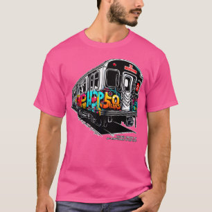 Camiseta 50 Anos De Grafite De Metrô Bronx Com Salto De Ann