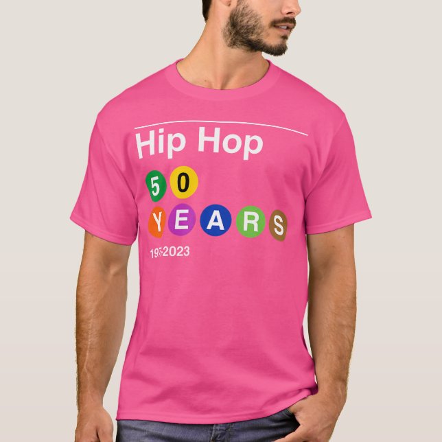 Camiseta 50 Anos De Hip Hop 1973-2023 50.O Subaniversário (Frente)