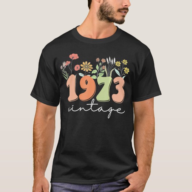 Camiseta 50 Anos De Idade 1973 50ª Nascimento De Mulheres D (Frente)