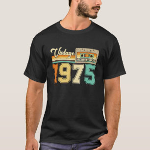Camiseta 50 anos de idade 1975 Vintage 50º aniversário Home