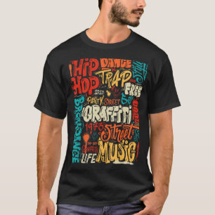 Camiseta 50 Anos De Idade 50 Anos De Grafite De Hip Hop