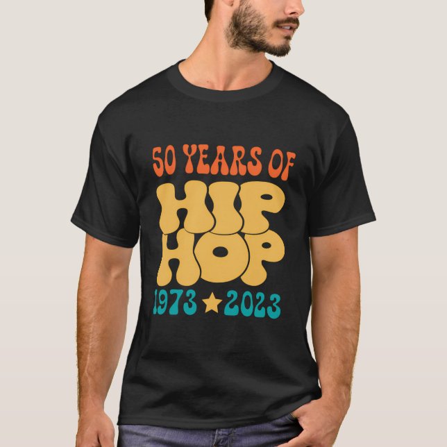 Camiseta 50 Anos De Idade 50 Anos De Hip Hop (Frente)