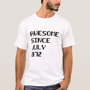 Camiseta 50 Anos De Idade Presentes Incríveis Desde Julho D