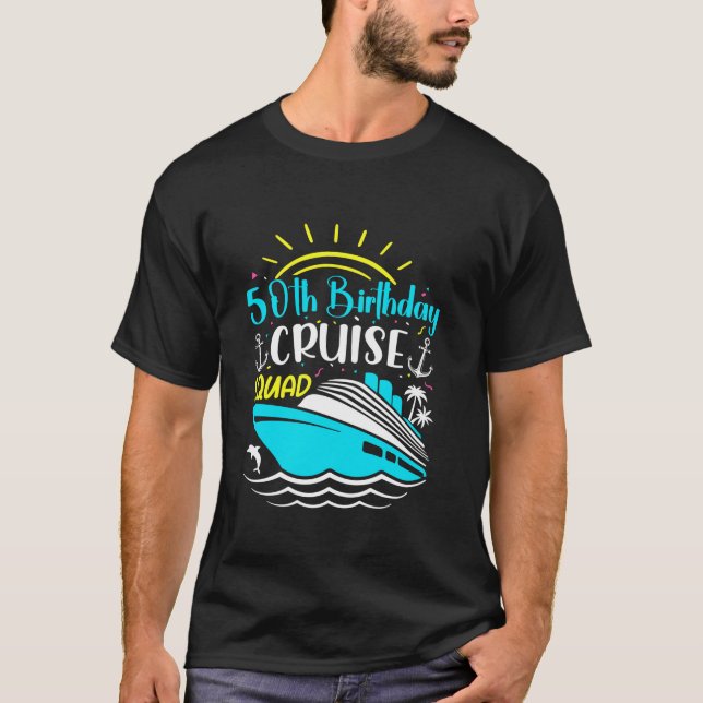 Camiseta 50 anos de idade Tripulação 50.o aniversário Cruis (Frente)
