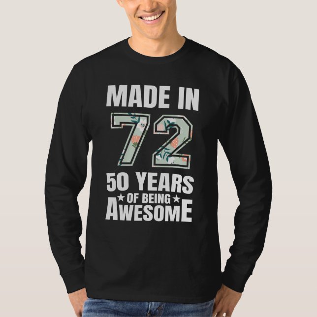 Camiseta 50 Anos De Incrível 50º Aniversário Mulheres (Frente)