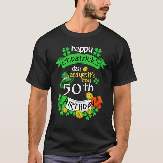 Camiseta 50 Anos De Ruas É O Meu 50º aniversário I (Frente)