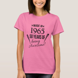 Camiseta 50 anos de ser t-shirt impressionante