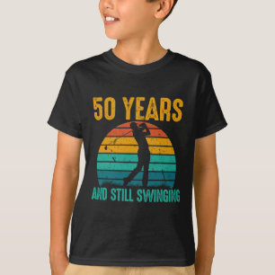 Camiseta 50 Anos E Ainda Dando 50 Anos De Golfe Engraçado
