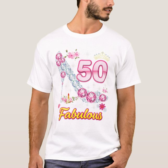 Camiseta 50 Anos E Fabulosa 50 (Frente)