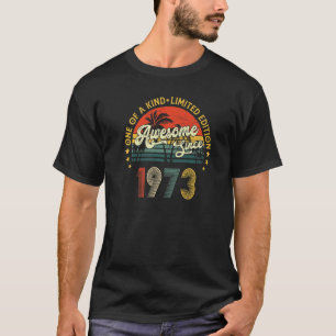 Camiseta 50 Anos Feitos Em 1973 50º Aniversário