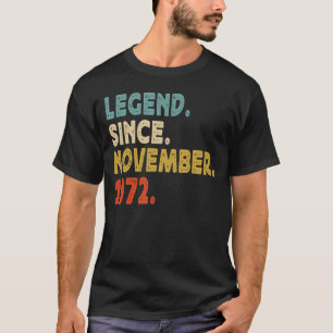 Camiseta 50 Anos Idade 50 Anos Legenda De Homens Desde Nove