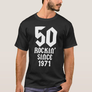Camiseta 50 anos: Music Classic Rock 1971 50Th Birthda