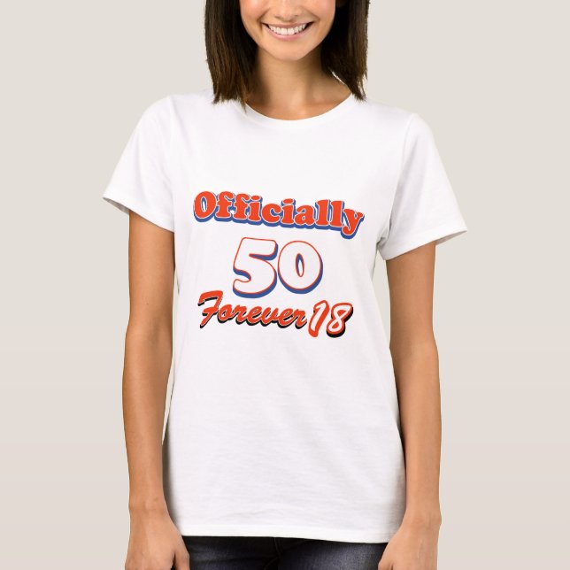 Camiseta 50 anos velho e ainda ágil (Frente)