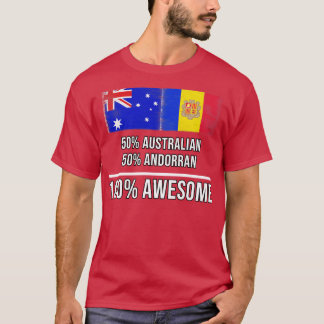 Camiseta 50 australiano 50 Andorran 100 Presente Incrível p