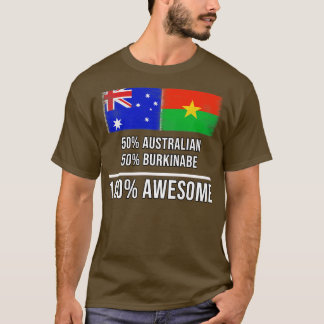 Camiseta 50 australianos Burkinabe 100 Presente Incrível pa