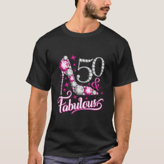Camiseta 50 Cinquenta e Fabulosas para Mulheres