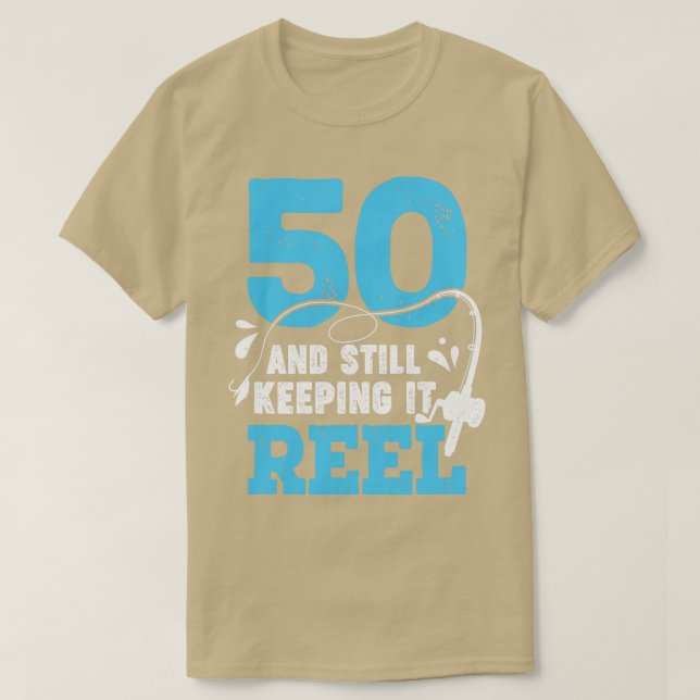 Camiseta 50 E Ainda Mantém O Presente De Aniversário Do Ree (Frente do Design)