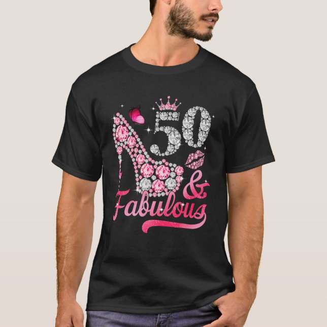 Camiseta 50 E Fabulosas Mulheres De Alto Salto 50.º Anivers (Frente)