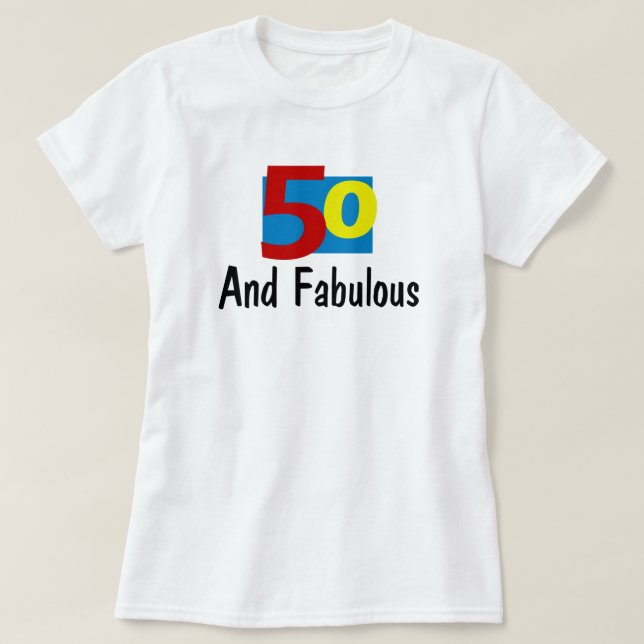 Camiseta 50 e Fabuloso (Frente do Design)