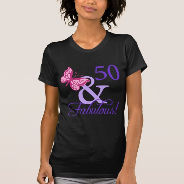 Camiseta 50 E Fabuloso Aniversário (Frente)