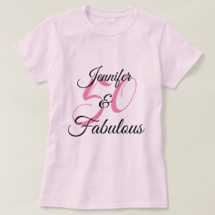 Camiseta 50 e Fabuloso Festa de Aniversário Personalizada