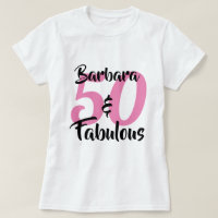 50 e Festa de aniversário personalizada fabulosa