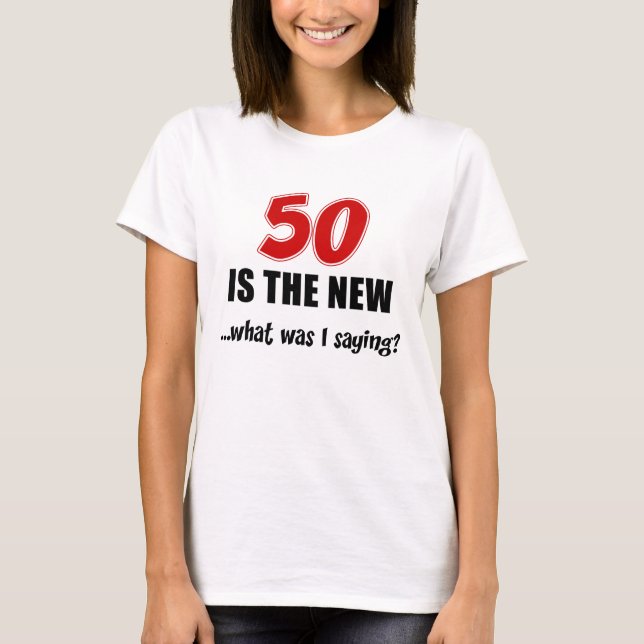Camiseta 50 é o novo (Frente)