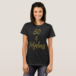 Camiseta 50 &   fabuloso cinqüênta e fabuloso