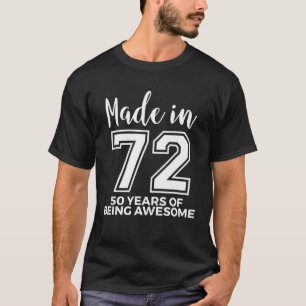 Camiseta 50 Homens De Aniversário Mulheres 50 Anos Sendo I