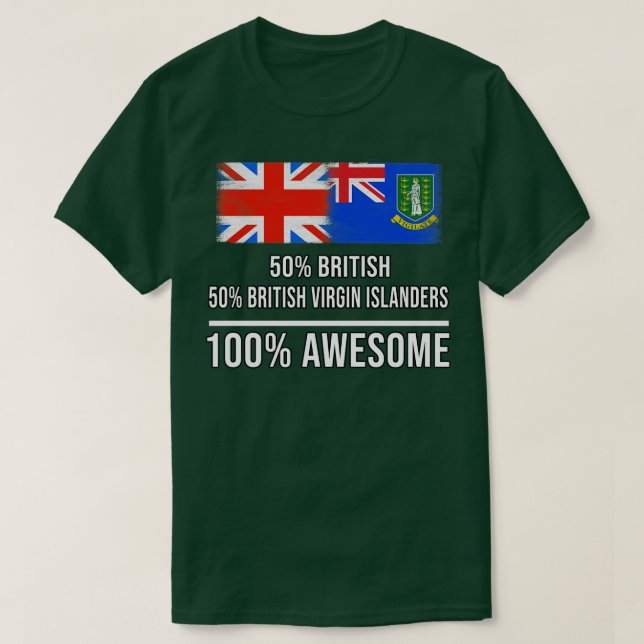 Camiseta 50 Ilhas Virgens Britânicas 50 Ilhas Virgens Britâ (Frente do Design)