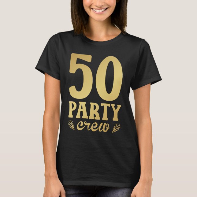 Camiseta 50 membros do Partido Tripulante 50º Aniversário M (Frente)