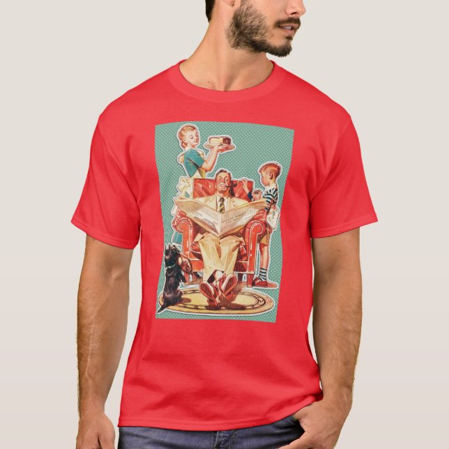 Camiseta 50 nuclear da família Vintage de 1950 (Frente)