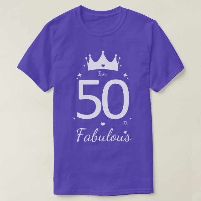 Camiseta 50.o aniversário 5 (Frente do Design)