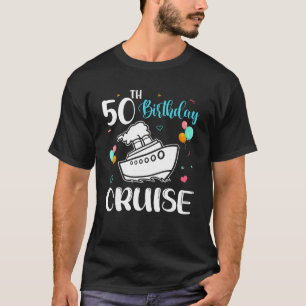 Camiseta 50.o Aniversário da Família de Viagens de Cruzeiro