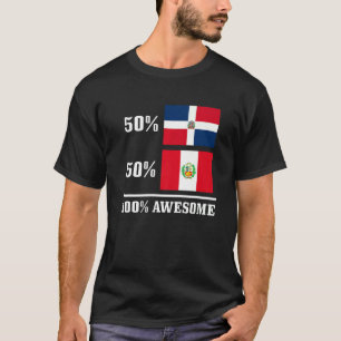 Camiseta 50 República Dominicana 50 Orgulho de Bandeira Per