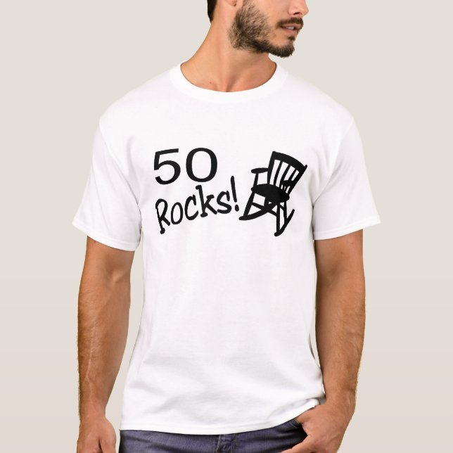 Camiseta 50 rochas (balancim) (Frente)